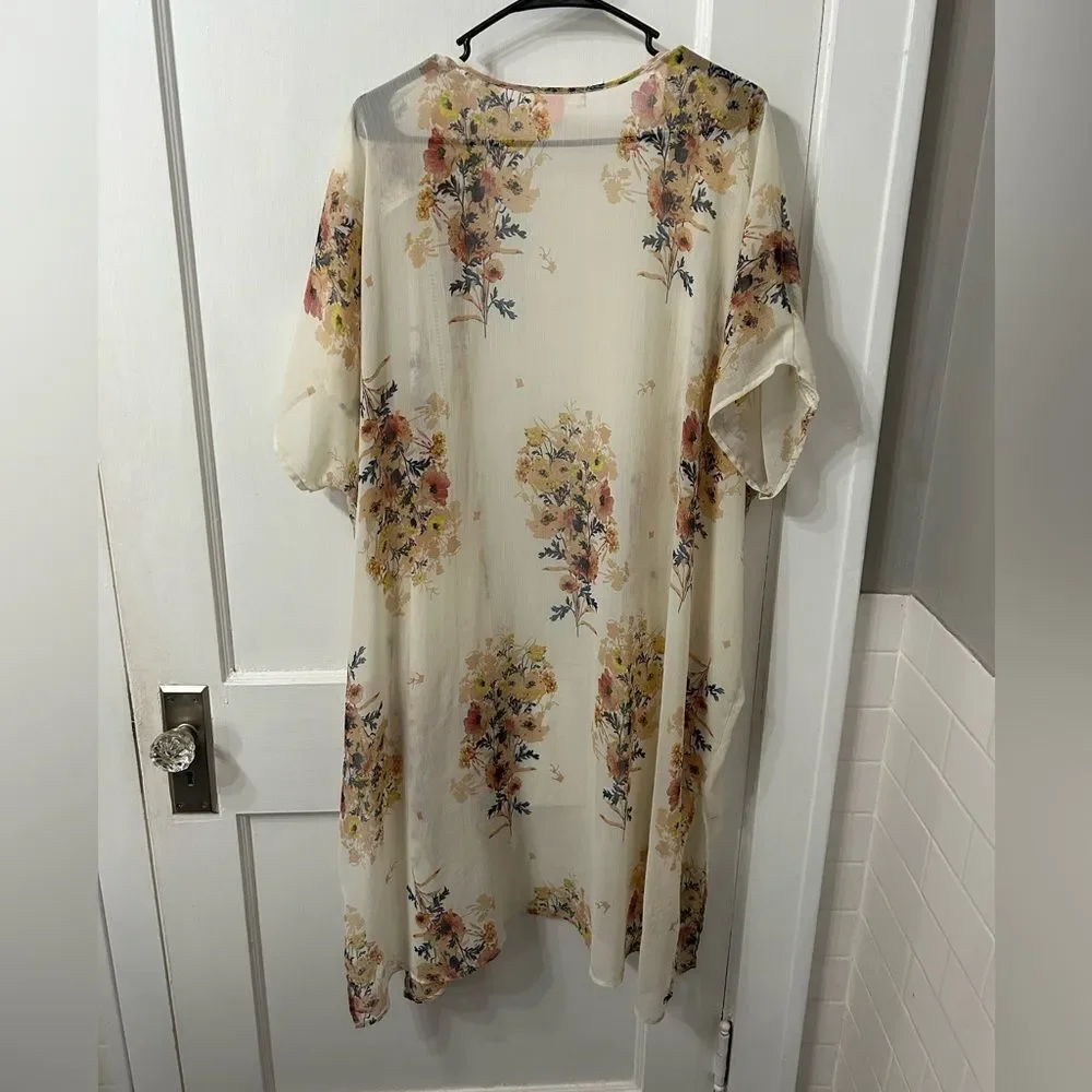 Band of Gypsies Floral Sheer Top